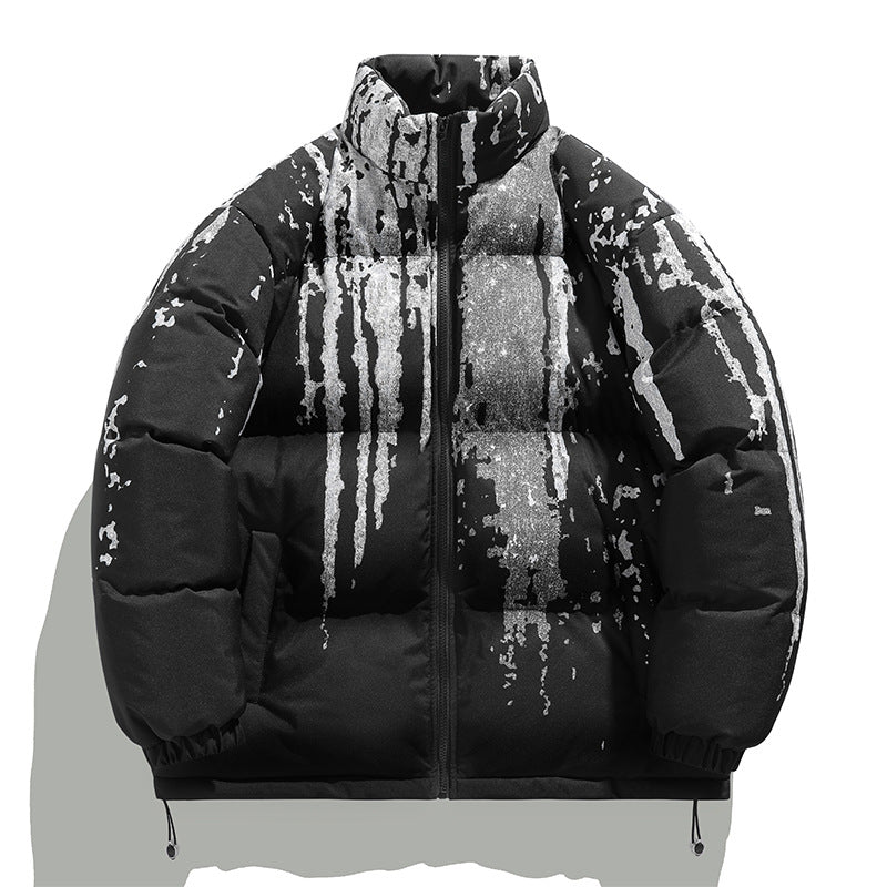 Street-wave Women Winter Puffer Jacket With Elastic Cuffs Water-Repellent Insulated Coat