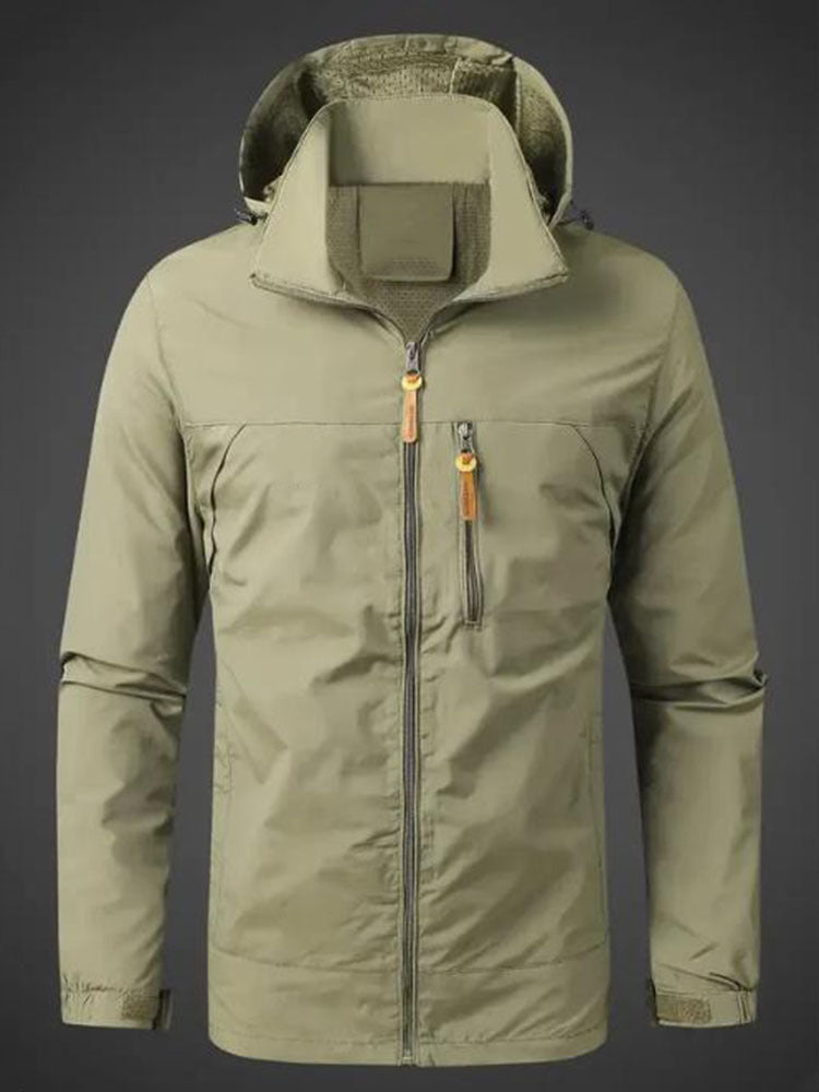 Street-Wave Mens Lightweight Functional Jacket Breathable Windproof Water Resistant Outdoor Gear