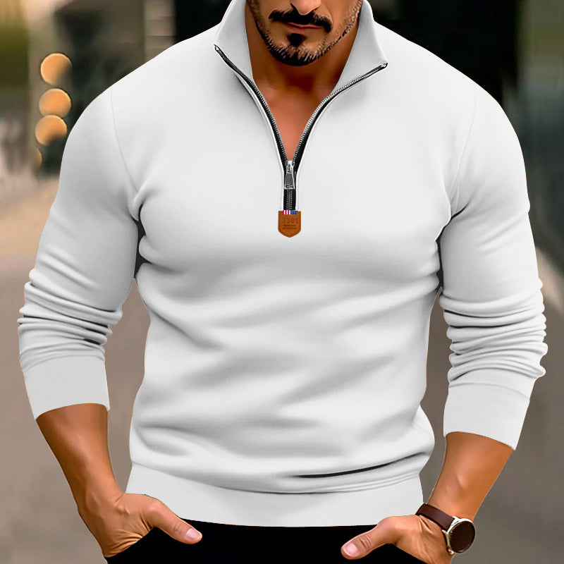 Street-wave Men's Zip Up Sweatshirt - Premium Soft Fleece, Modern Front Zipper, Comfortable Fit