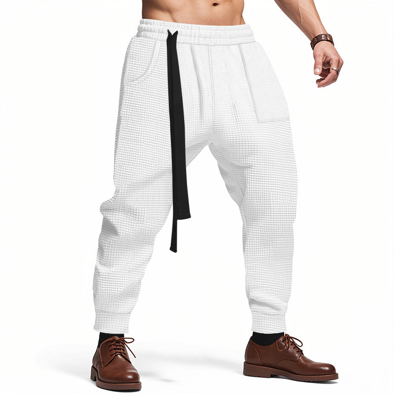 Men's Casual Joggers Streetwave Elastic Waistband With Practical Pockets All Day Comfort