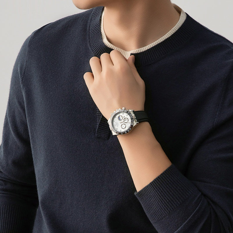 Street-Wave Mens Watch With Sporty Design And Multifunctional Dial For Active Men Durable And Premium