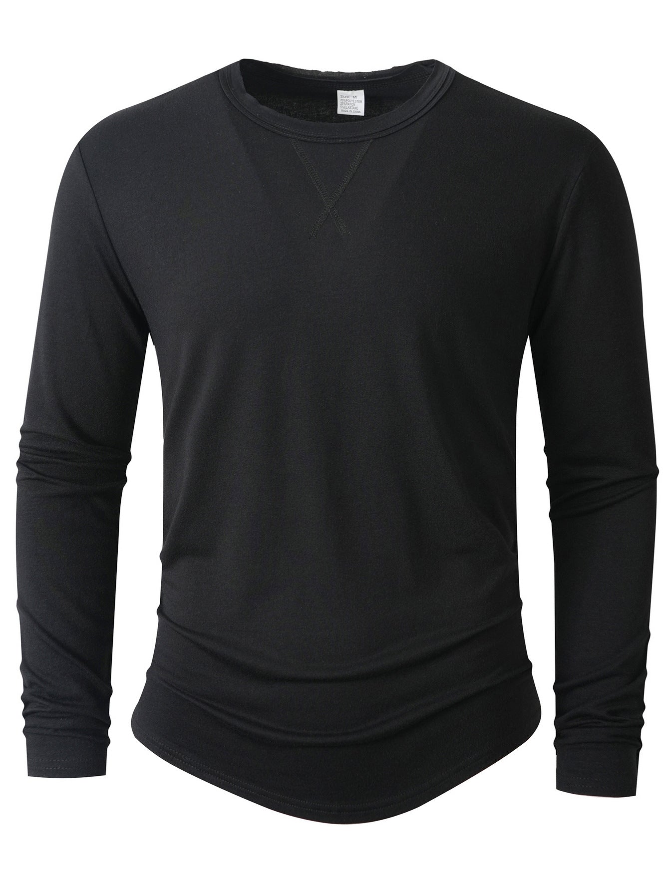 Streetwave Men's Athletic Long Sleeve Shirt Breathable Performance Top For Active Men