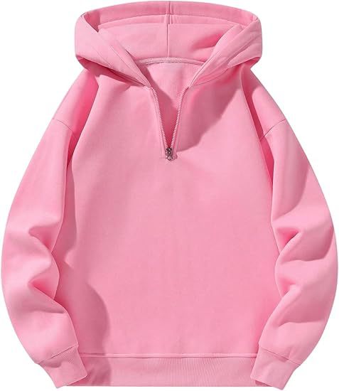 Street-Wave Men's Half Zip Hoodie Breathable Cotton Athletic Comfort For Sport And Everyday