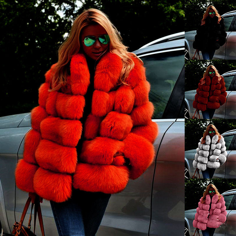 Streetwave Womens Faux Fur Puffer Coat Luxurious Cozy Warmth With Soft Lining Premium Winter Fashion