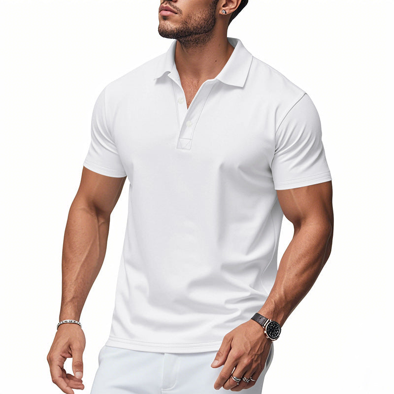 Street-Wave Mens Polo Shirt Quick Dry Fabric With Elegant Fit For Active Everyday Wear