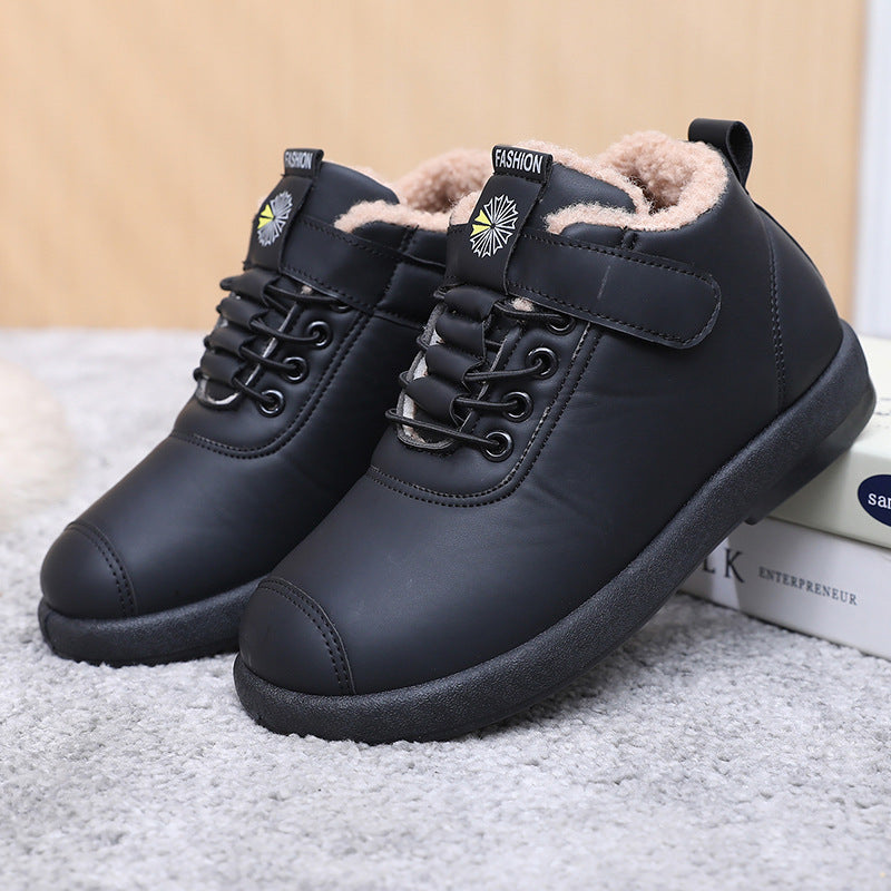 Street Wave Women’s Winter Sneaker Boots With Fleece Lining For Plus Size Warmth