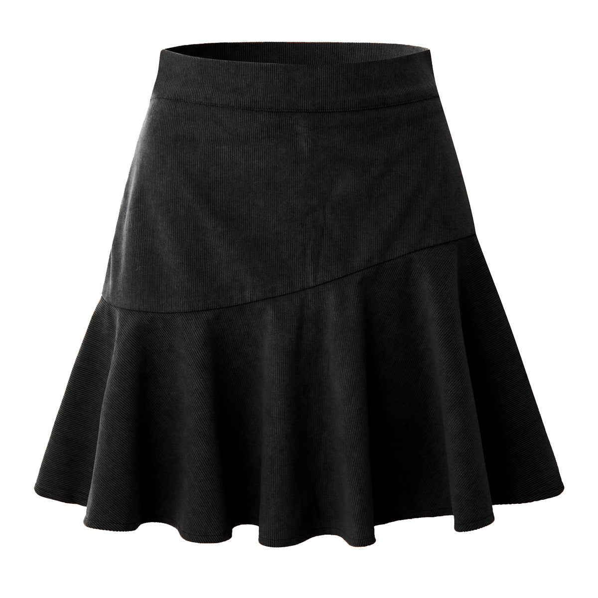 Street-Wave Corduroy Cotton A Line Skirt For Women Flared Fit Everyday Casual Chic Essentials