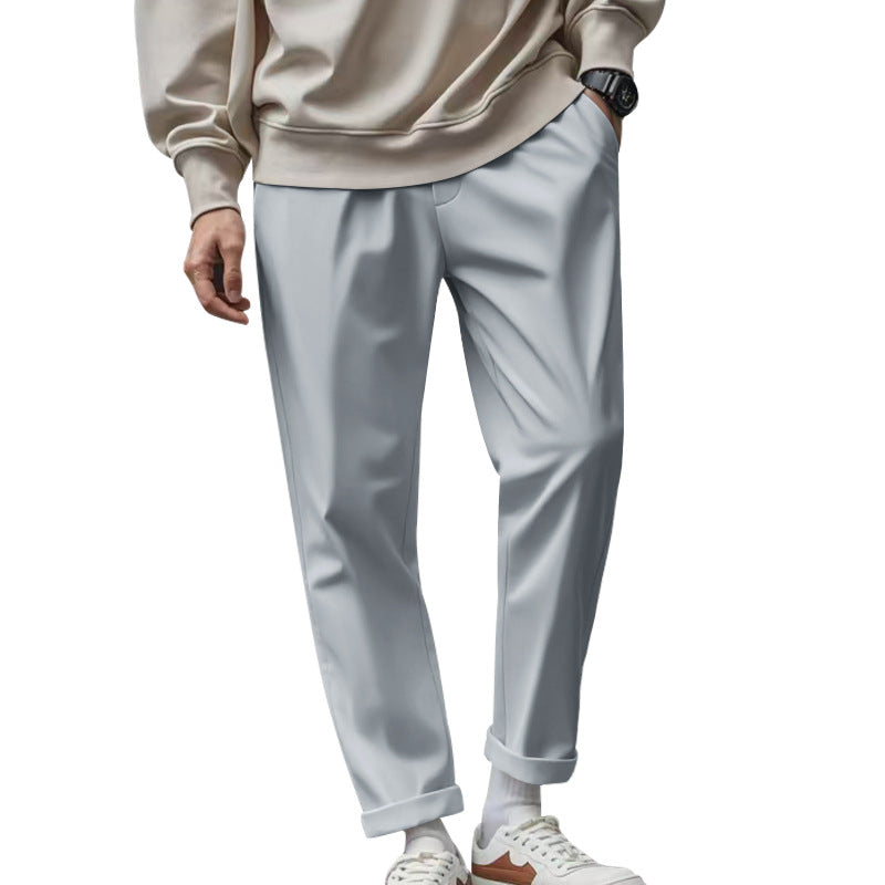 Street Wave Mens Elegant Chino Pants With Comfortable Waistband And Modern Cut For Everyday Wear