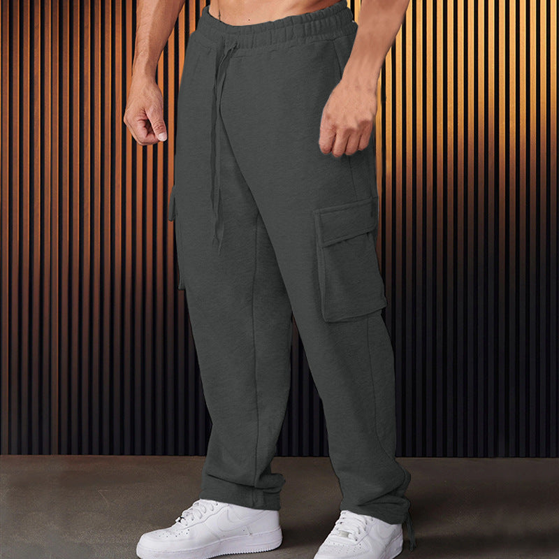 Streetwave Mens Cargo Joggers With Adjustable Waistband And Handy Side Pockets For Active Men