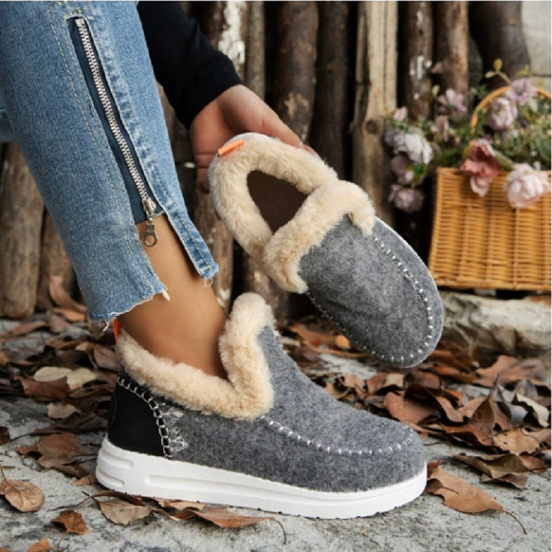 Streetwave Women Cozy Fleece Slippers With Warm Plush Lining And Non Slip Sole For Home Use