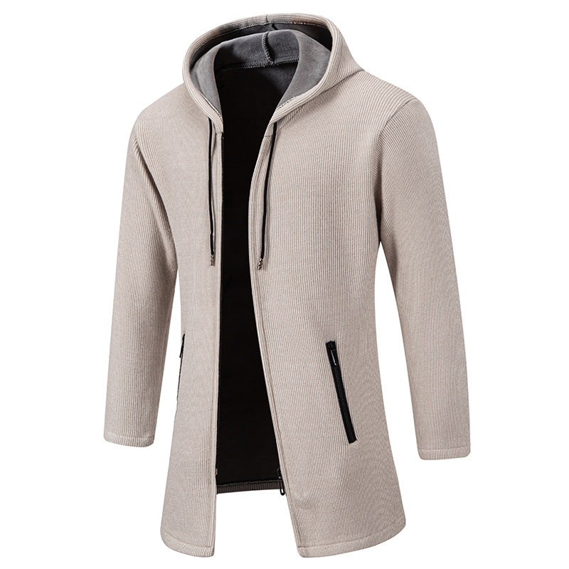 Street Wave Mens Transitional Jacket With High Collar Windproof For Modern Everyday Outerwear Coat