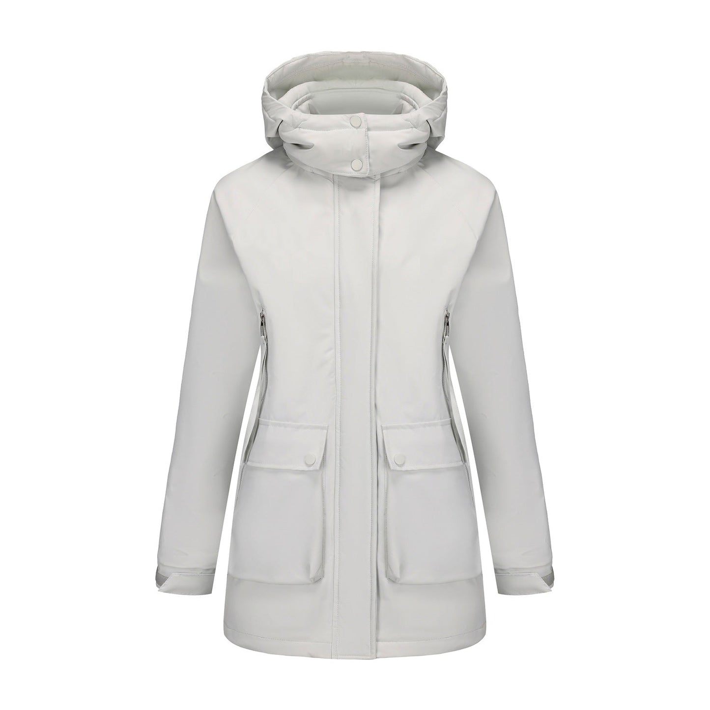Street-Wave Women's Waterproof All-Weather Jacket With Hood For Active Outdoor Adventurers