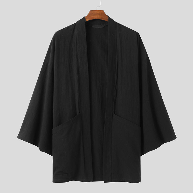 Street Wave Women Kimono Jacket With Modern Cut And Practical Pockets For Effortless Everyday Comfort