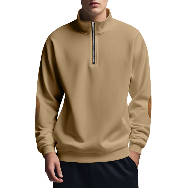 Street Wave Mens Zip Neck Pullover For Active Men Performance Comfort And Style Versatile