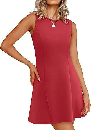 Streetwave Sleeveless A-Line Dress For Women Timeless Flattering Fit Breathable Comfort For Everyday And Events
