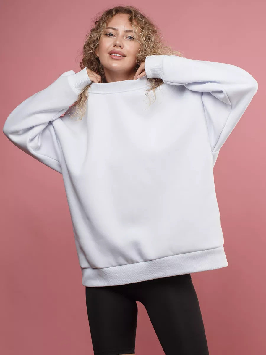 Oversized Sweatshirt For Women By Streetwave Cozy Soft Cotton Comfort Loose Fit Casual Streetwear