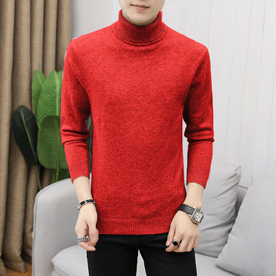 Street Wave Mens Merino Wool Turtleneck Sweater Elegant Soft Warm Everyday Comfort