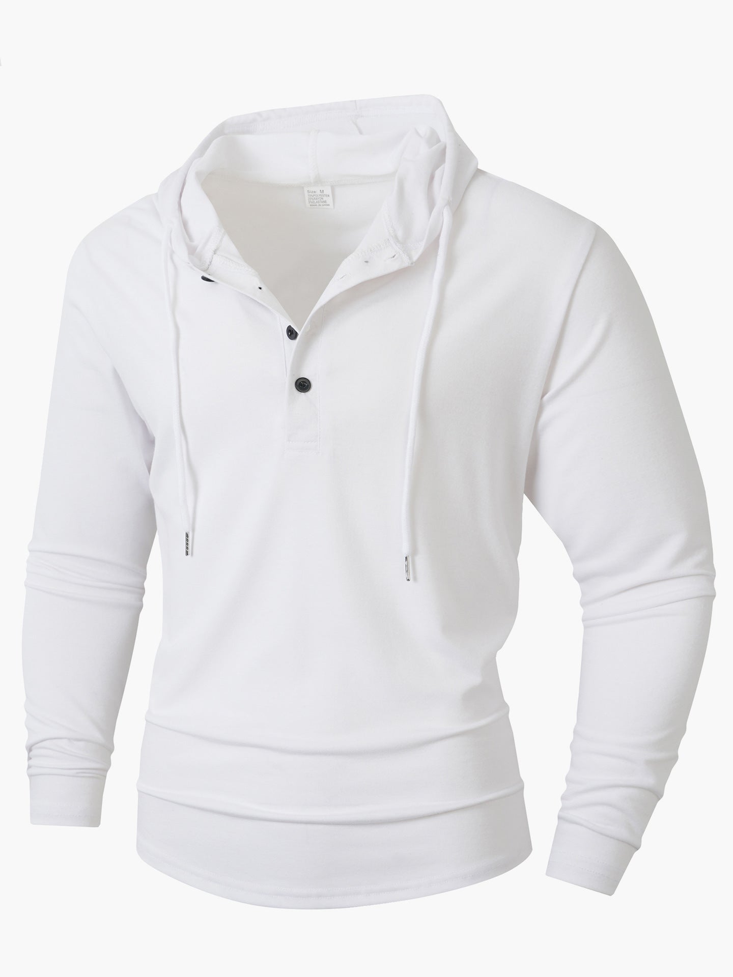 Street-Wave Men's Hooded Shirt With Modern Button Closure And Breathable Fabric For Everyday Casual Wear