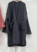 Street-Wave Women Knit Coat With Pockets Cozy Warmth For Everyday Style And Comfort