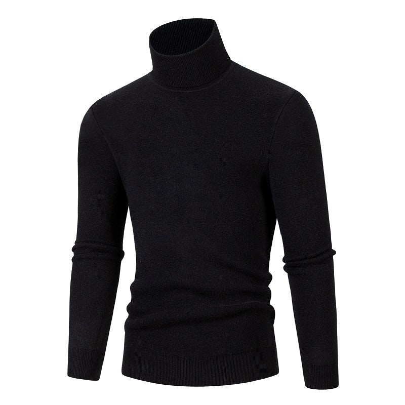 Streetwave Mens Soft Turtleneck Sweater Warm Knit For Comfortable Style Everyday Wear