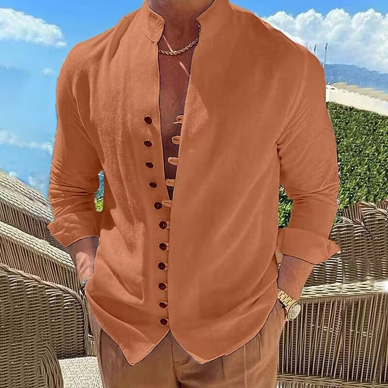 Street-Wave Men's Casual Shirt Light Breathable Comfort for Summer Leisure For Everyday Style