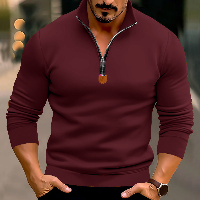 Street-wave Men's Zip Up Sweatshirt - Premium Soft Fleece, Modern Front Zipper, Comfortable Fit