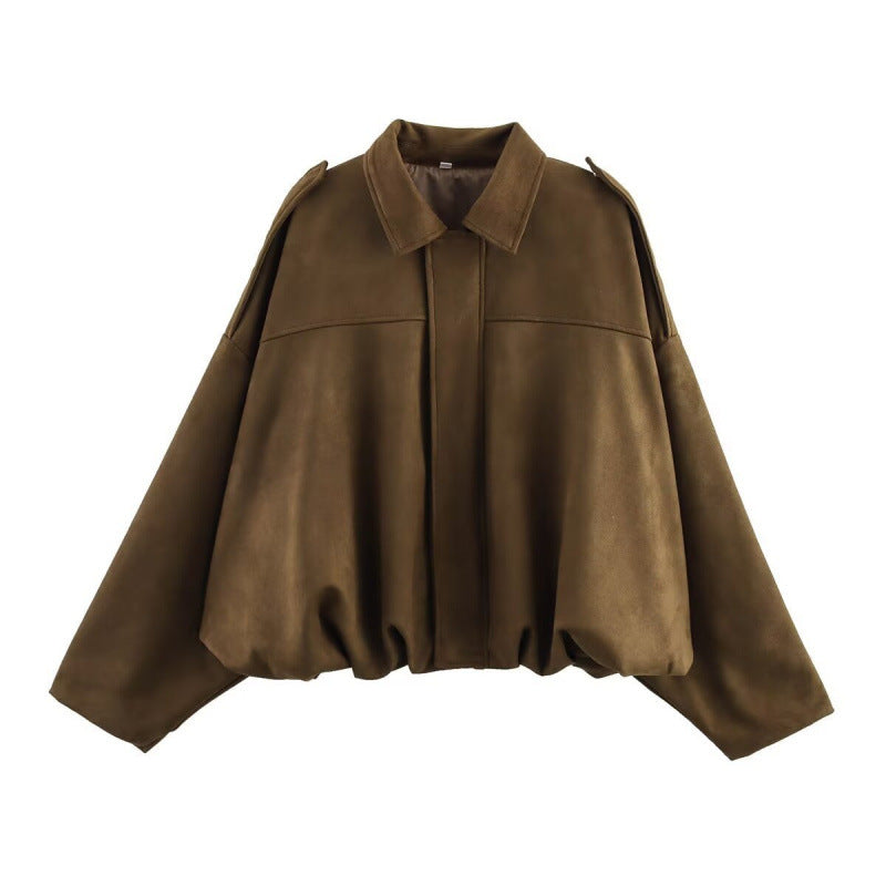 Street-wave Women's Transitional Jacket With Soft Comfort And Oversized Fit For Modern Everyday Wear