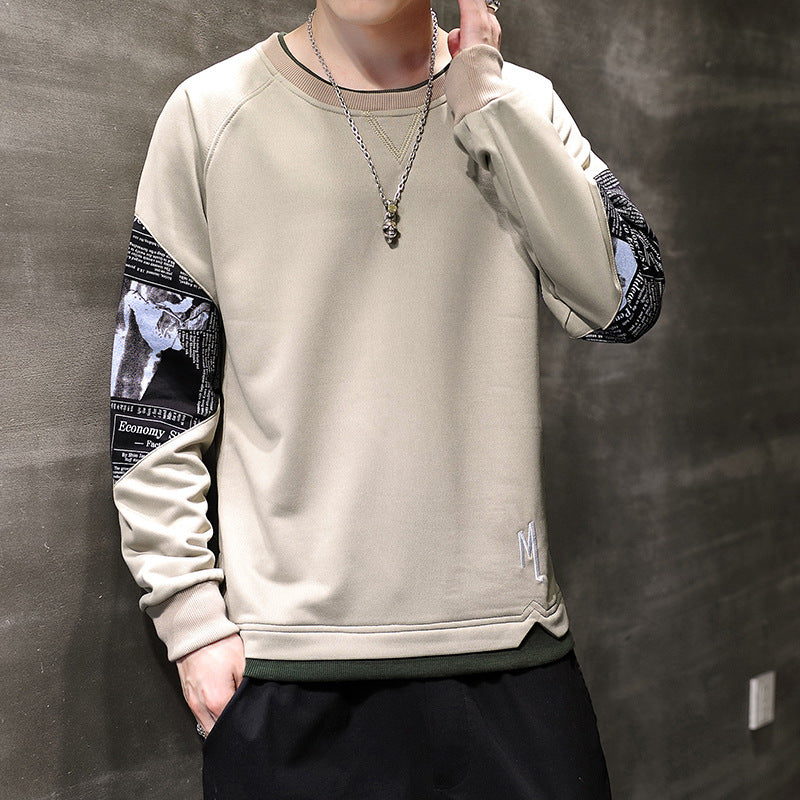 Men's Sweatshirt Premium Street-wave Unique Print Details