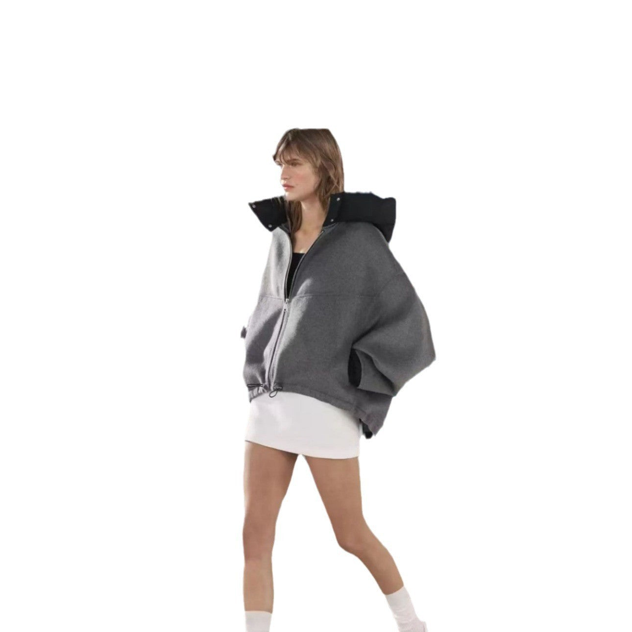 Womens Cozy Fleece Lined Transitional Jacket By Street Wave With Adjustable Hem For Fashionable Women
