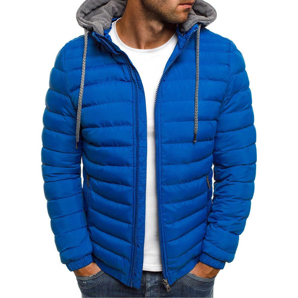 Street-wave Mens Puffer Jacket Hooded Lightweight Insulated For Active Men All Season Wear