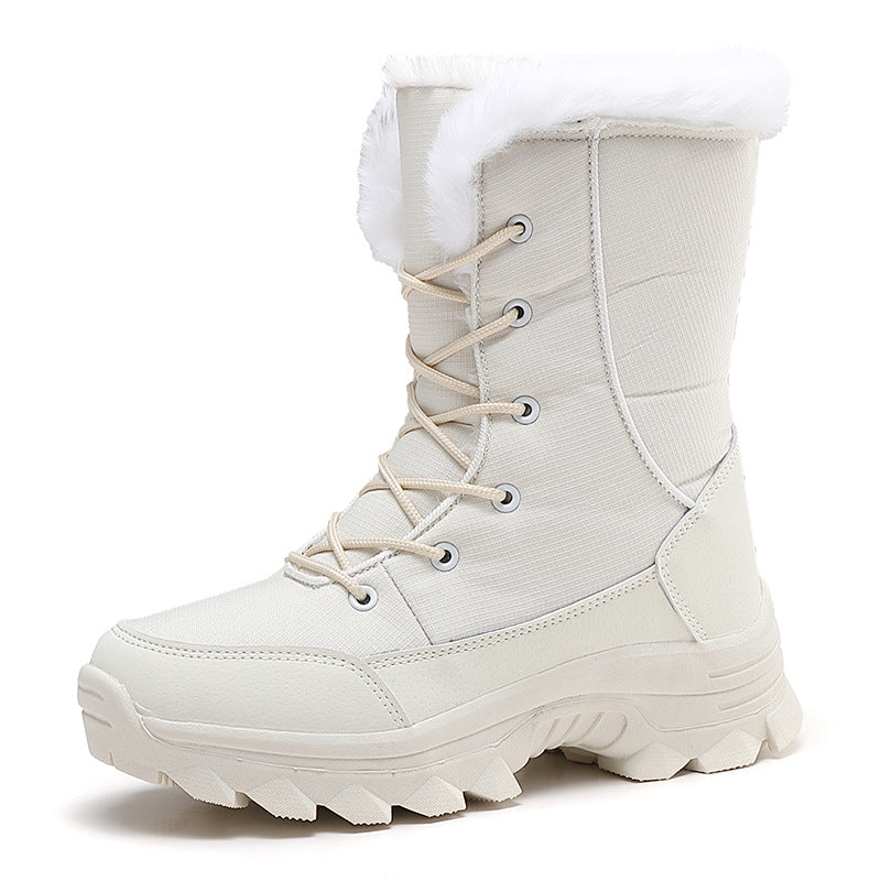 Streetwave Womens Insulated Winter Boots With Non Slip Sole And Cozy Faux Fur Lining
