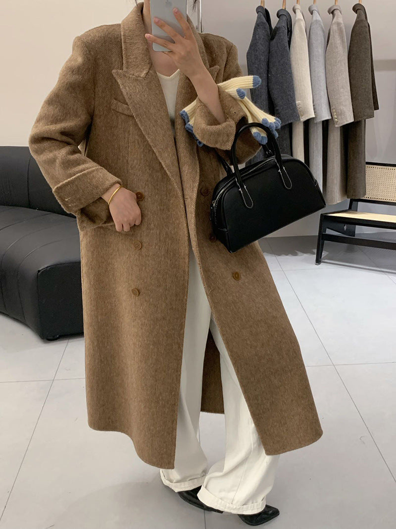 Street-Wave Women Wool Coat With Premium Wool For Warmth And Timeless Elegance For Professional Women