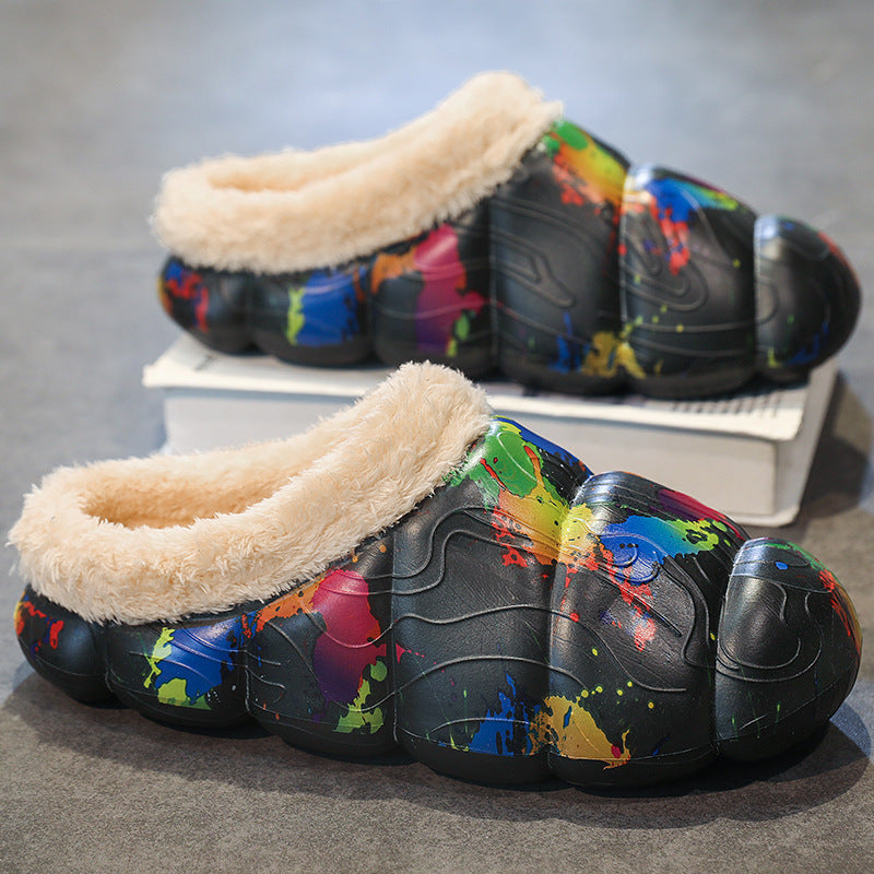 Women Cozy Slippers With Warm Fleece Lining And Non Slip Sole Street-Wave Comfort