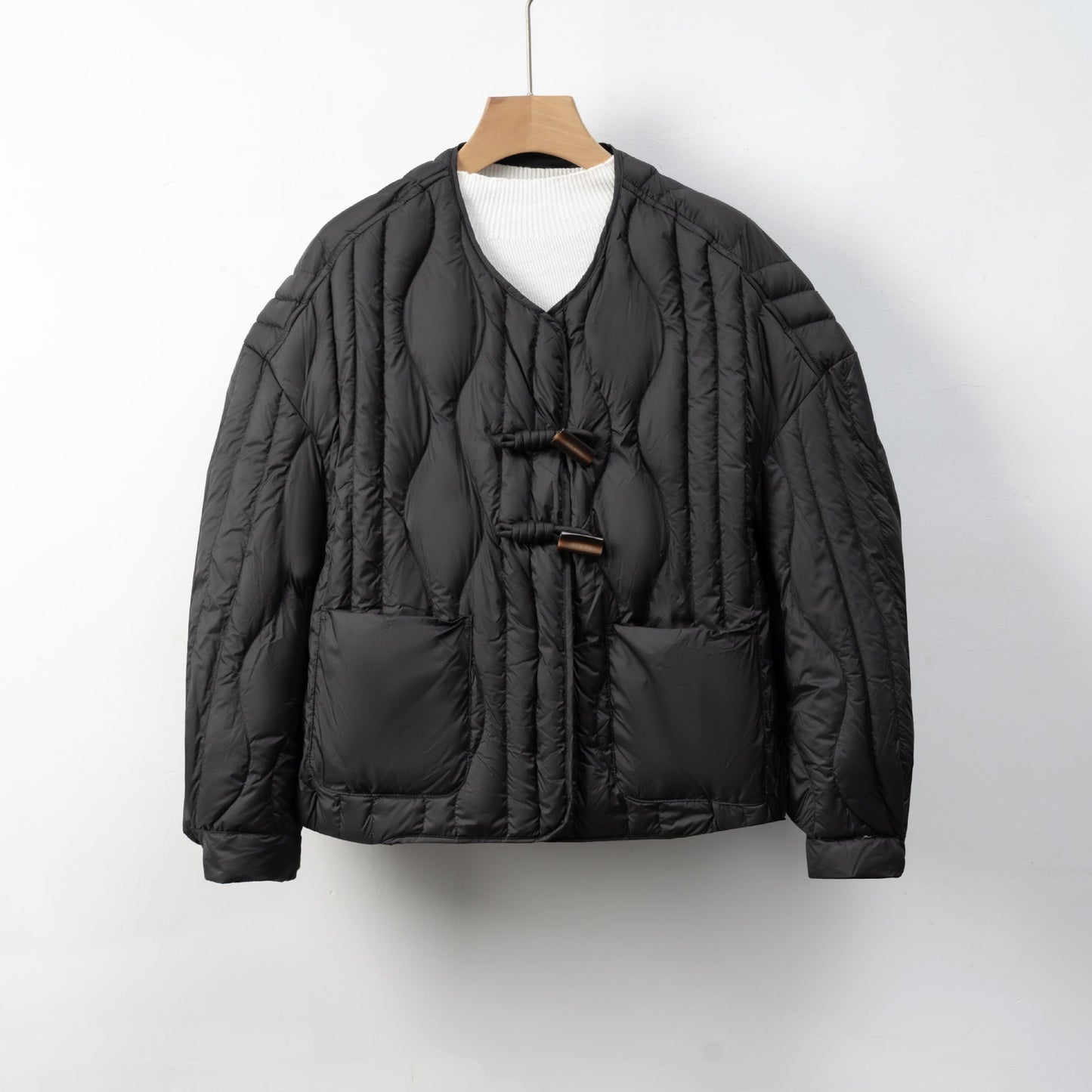 Street-Wave Women's Quilted Jacket Warm Insulation With Toggle Closures And Cozy Pockets