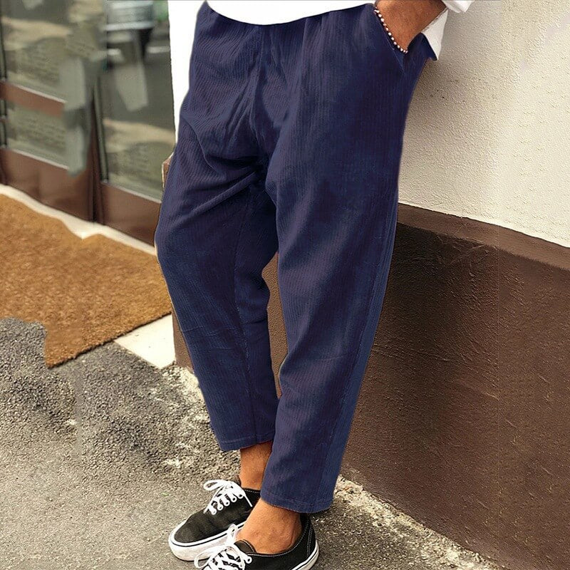 Streetwave Corduroy Pants For Men Relaxed Fit All Day Comfort Versatile Style For Everyday Wear