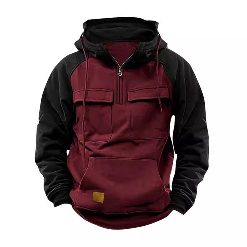 Men's Functional Hoodie Streetwave Innovative Breathable Comfort With Utility Pockets And Hood For Men