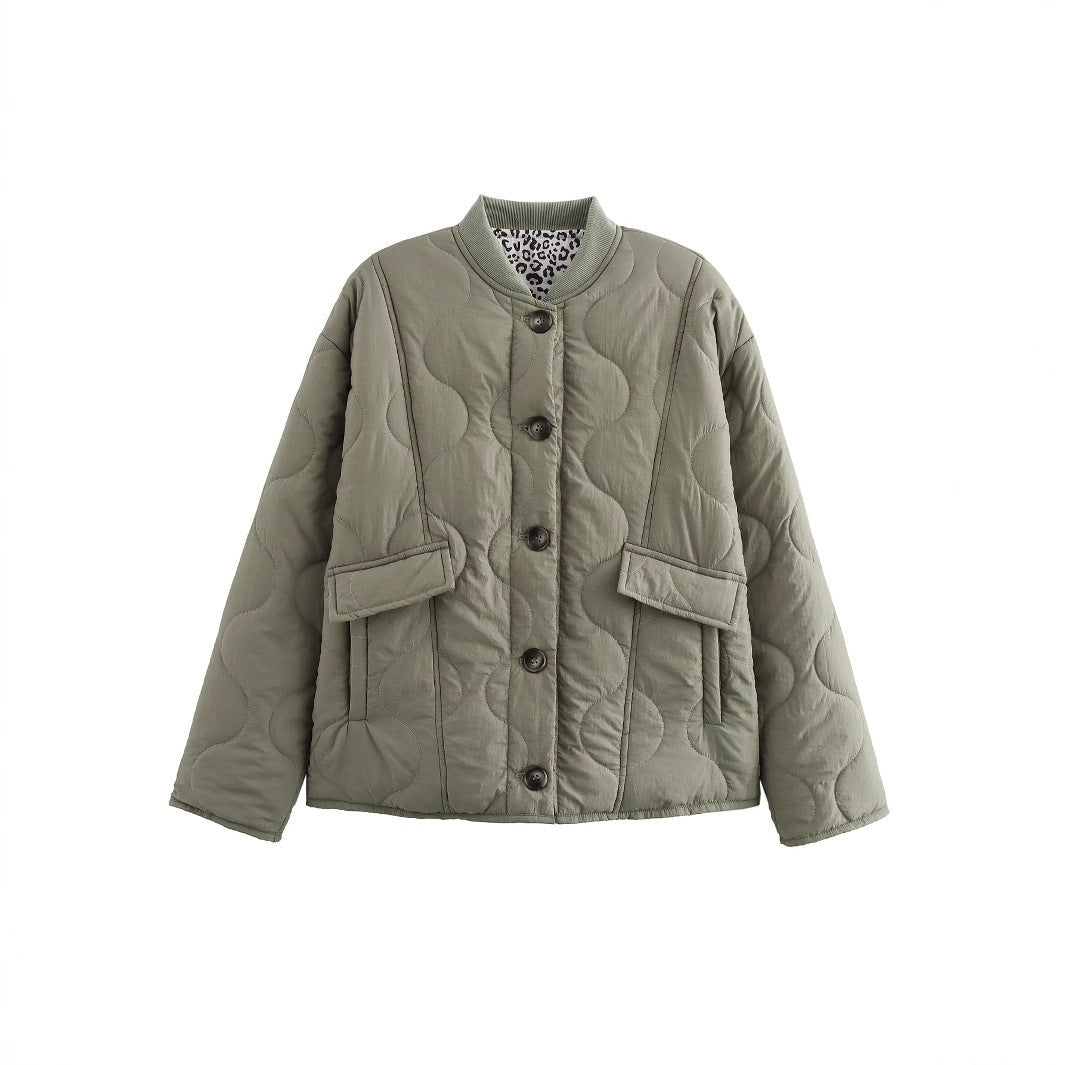 Street-Wave Women's Lightweight Quilted Jacket With Practical Pockets For Women Everyday Style