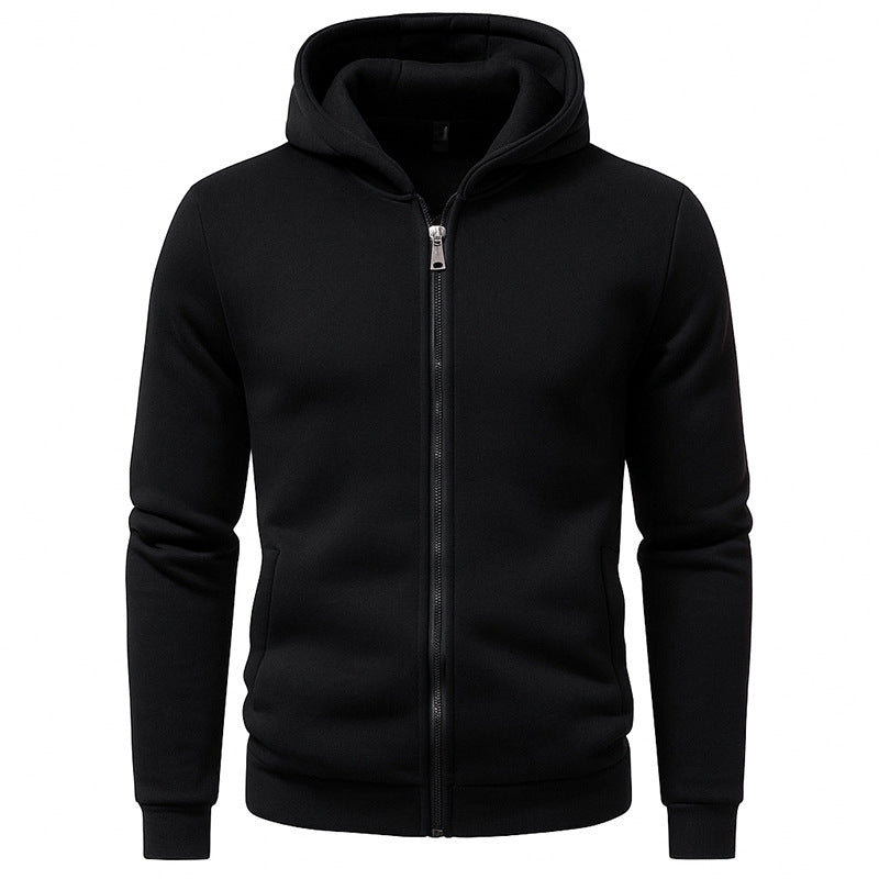 Street Wave Mens Full Zip Hoodie With Comfortable Breathable Material For Everyday Casual Wear
