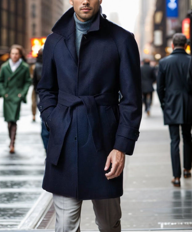 Streetwave Wool Trench Coat For Men Luxurious Warmth And Timeless Style For The Modern Gentleman