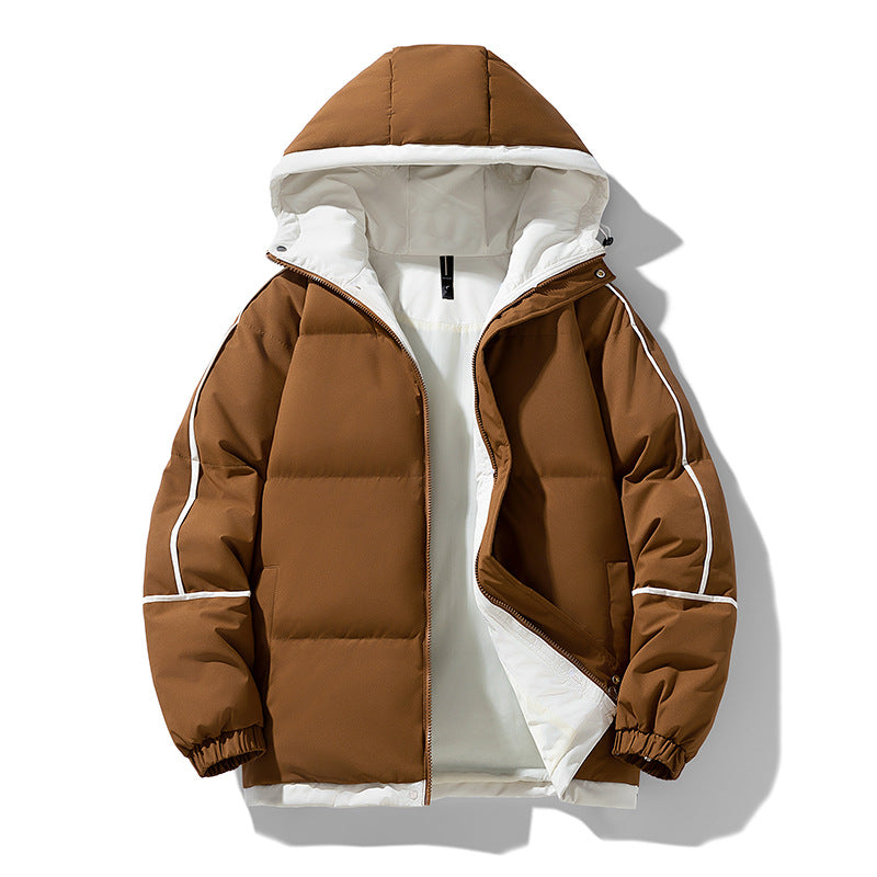 Street-Wave Women's Insulated Winter Jacket With Hood Windproof Puffer Coat For Cold Weather