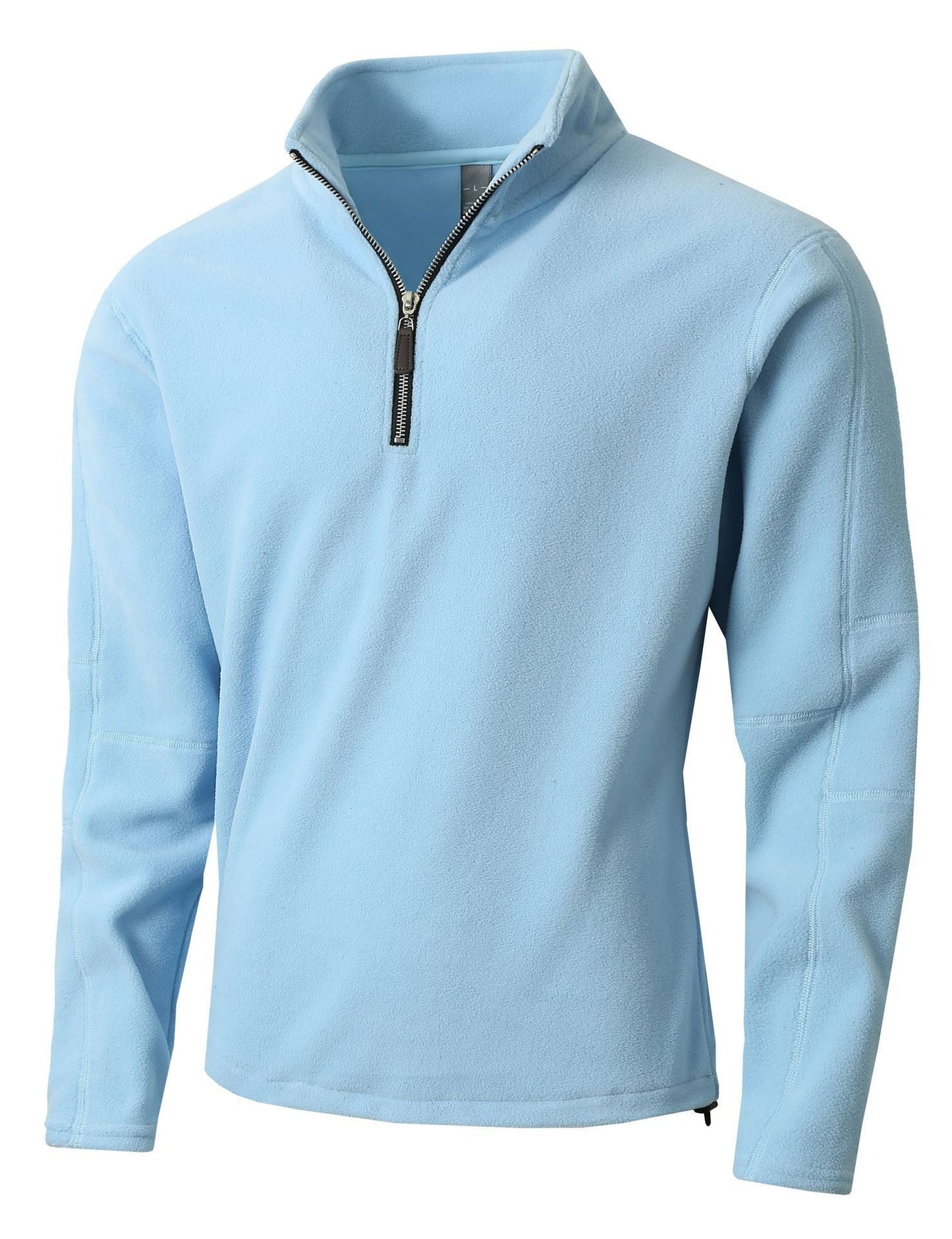 Streetwave Mens Fleece Pullover Half Zip With Stand Collar Soft Warm Cozy Everyday Outdoor Comfort