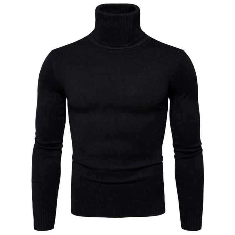 Mens Turtleneck Sweater 100 Cotton Street-wave Ultra Soft Comfort For Modern Gentlemen