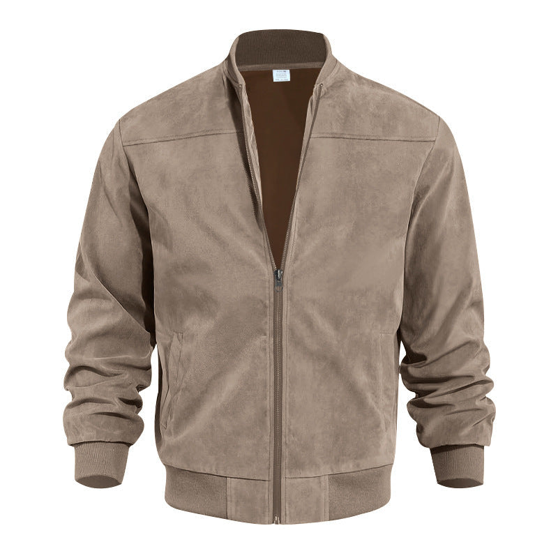 Street-Wave Men's Bomber Jacket With Comfortable Cuffs And Zip For Modern Style Everyday