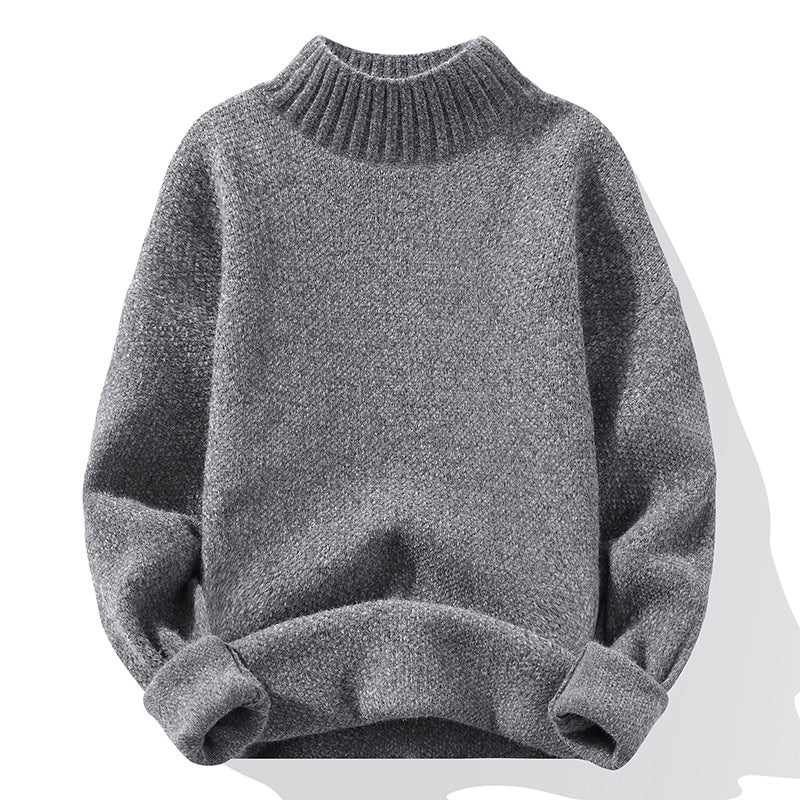 Street-wave Women's High-Neck Ribbed Knit Pullover - Cozy Soft Feel, Premium Comfort, Casual Chic