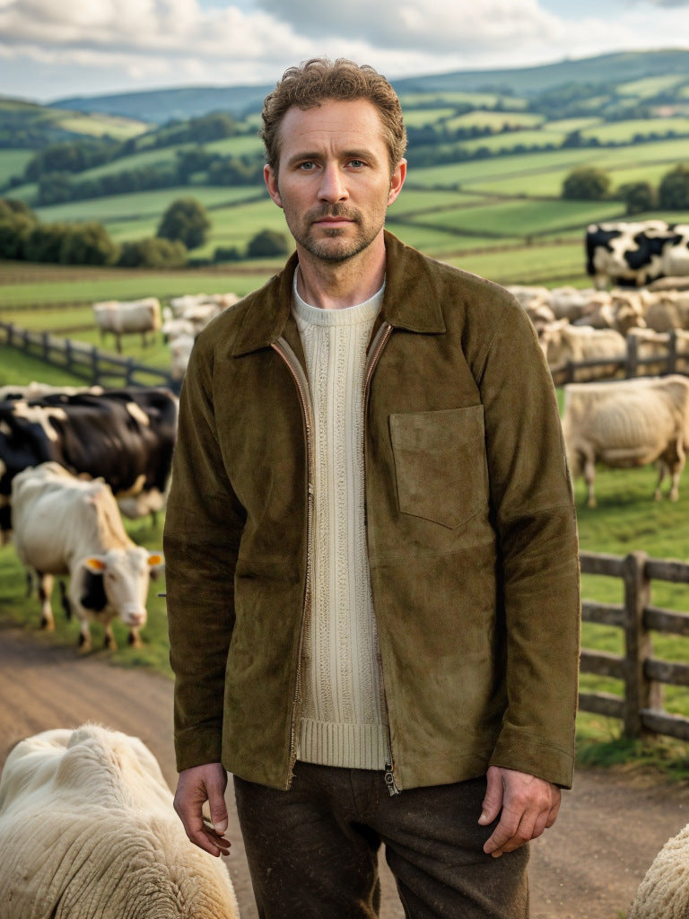 Street-wave Softshell Jacket For Men With Stand-Up Collar, Lightweight Transitional Weather Protection