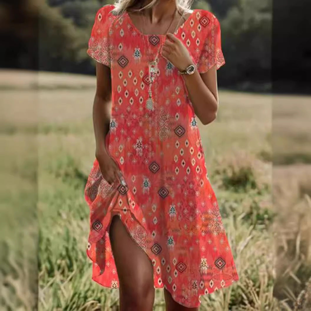 Street-wave Vintage Polka Dot Dress for Women Flattering Plus Size Fit Timeless Nostalgic Style