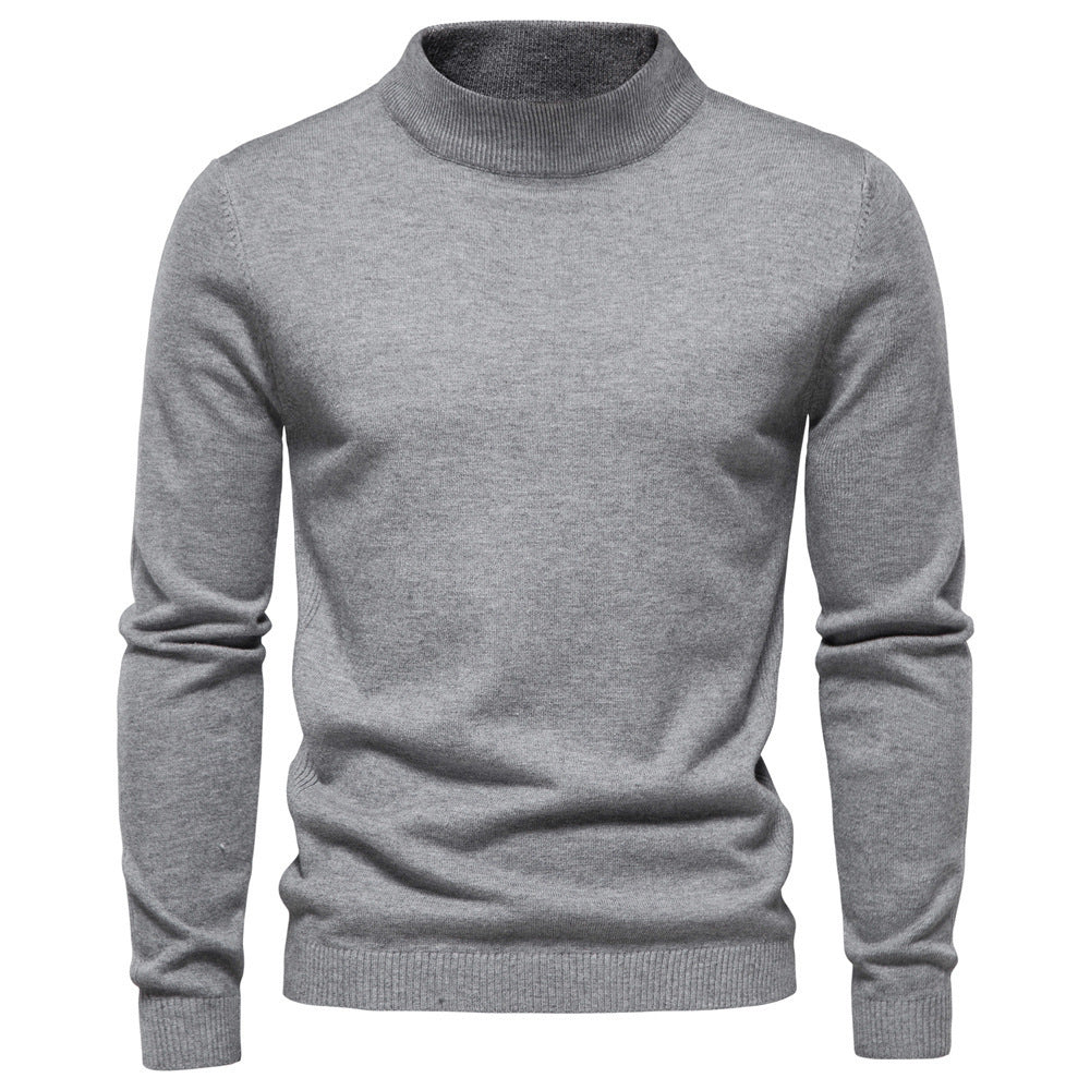 Street Wave Mens Elegant Wool Turtleneck Sweater For Cold Weather Comfort Premium Warmth