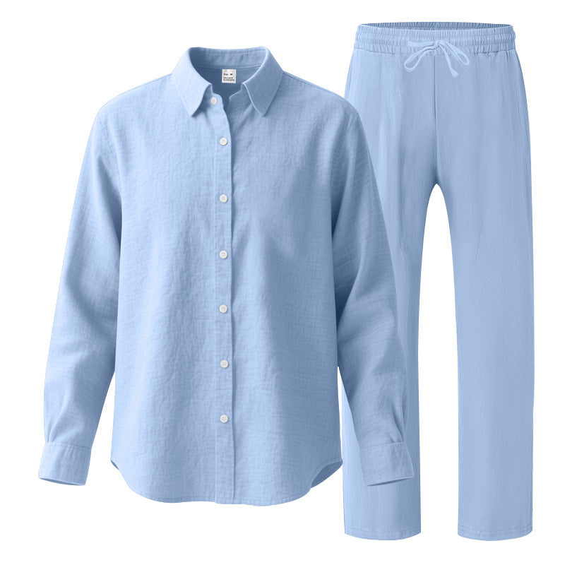 Street-wave Men's Casual Tracksuit Set With Top And Elastic Pants For Comfortable Lightweight Loungewear