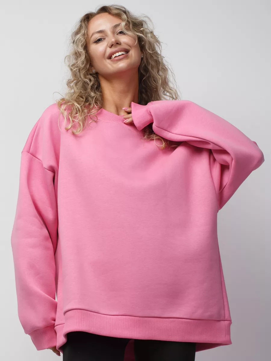 Oversized Sweatshirt For Women By Streetwave Cozy Soft Cotton Comfort Loose Fit Casual Streetwear