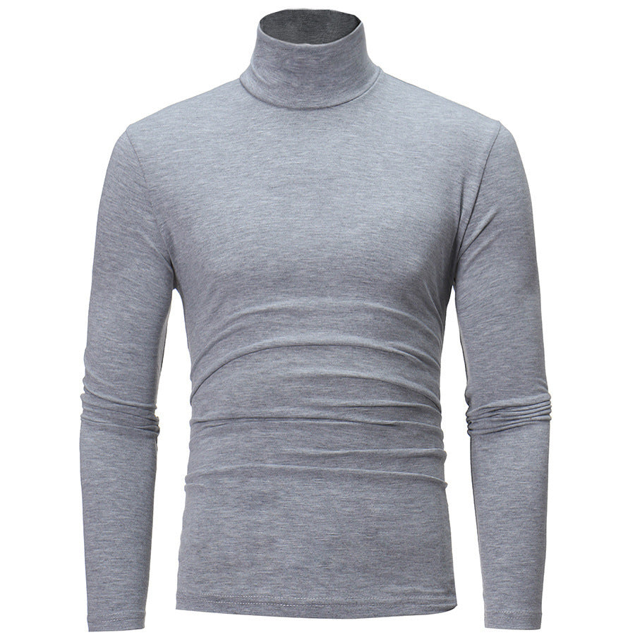 Street-wave Men's Turtleneck Sweater Soft Cotton Blend Warm Comfort For Everyday Style